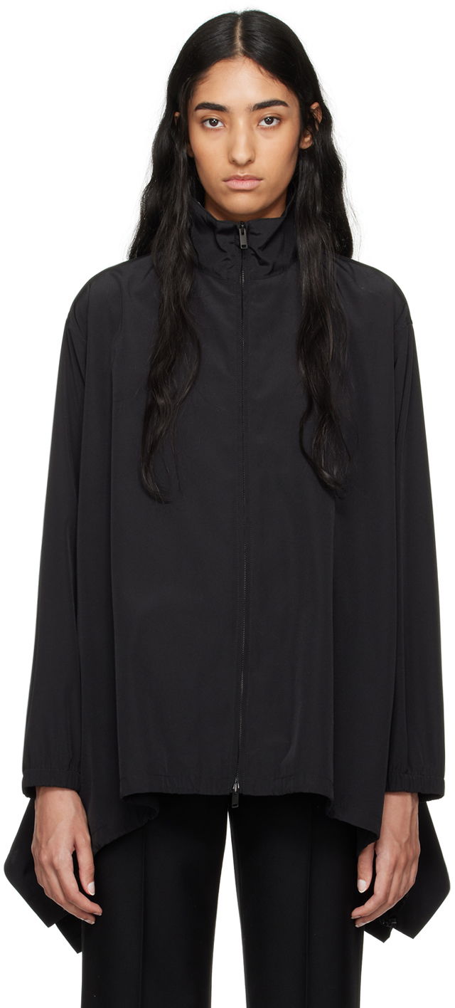 Vetrovka The Row Women's Relaxed-Fit Zip-Up Track Jacket Čierna | 8132-W3007, 0