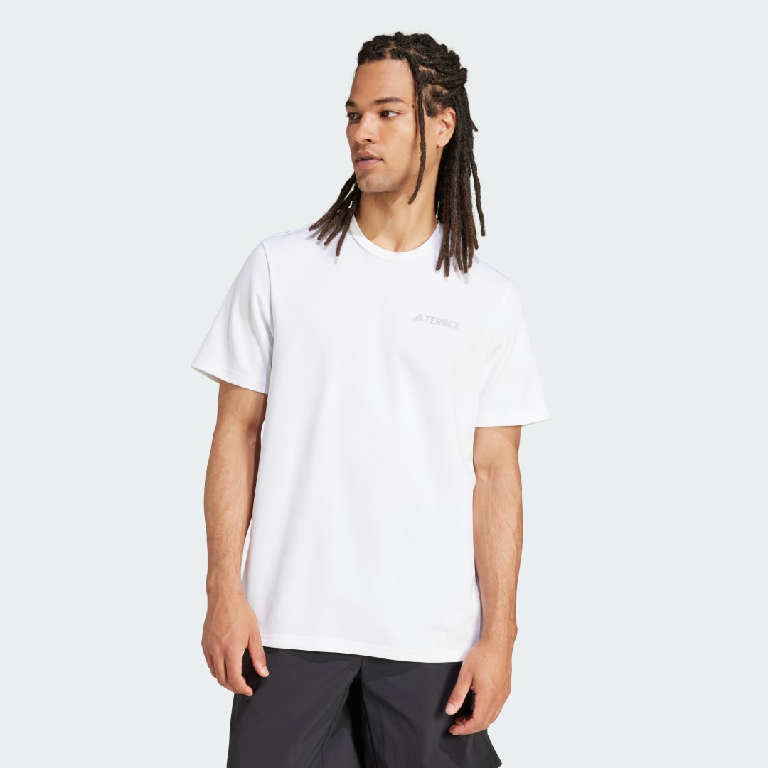 Tričko adidas Performance AEROREADY Graphic Tee Biela | JI8306, 0