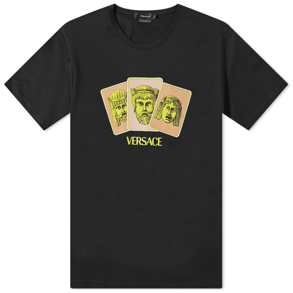 Tričko Versace Greek Masks Tee Čierna | 1009329-1A06787-1B000, 0