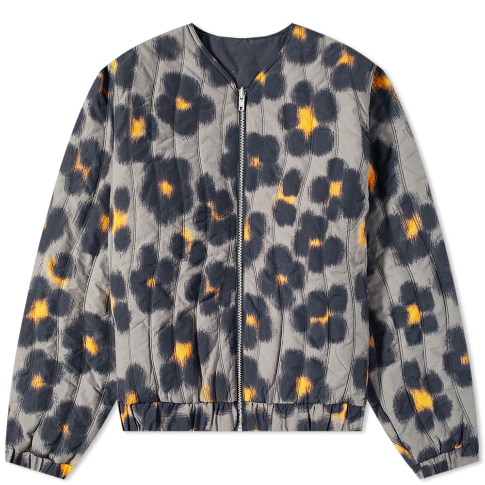 Bomber bunda KENZO PARIS Hana Leo Reversible Pad Bomber Šedá | FD55BL1329ND-99J, 0