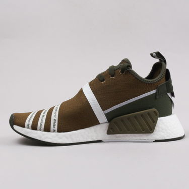 Tenisky a topánky adidas Originals White Mountaineering x NMD_R2 Primeknit "Olive" Hnedá | CG3649, 0