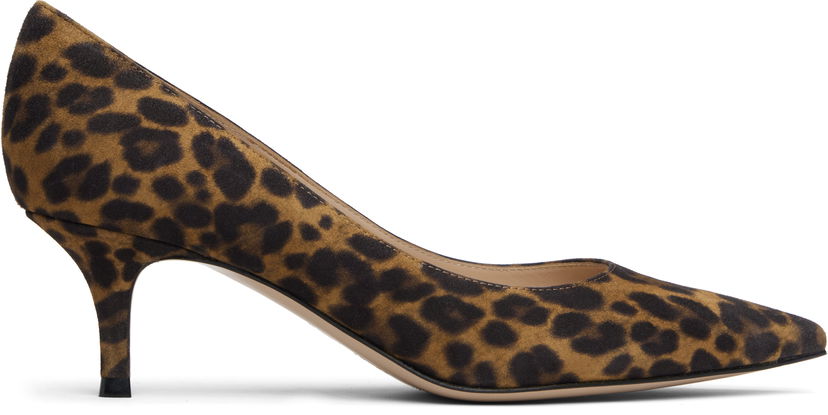 Tenisky a topánky Gianvito Rossi Leopard Print Suede Gianvito 55 Pumps Rôznofarebný | G20336-55RIC-CMD