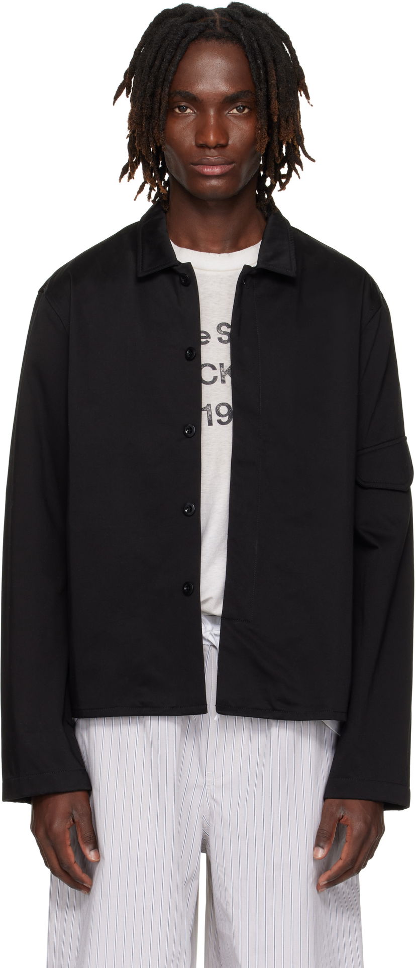 Bunda Acne Studios Acne Studios Satin Jacket Čierna | B90833-
