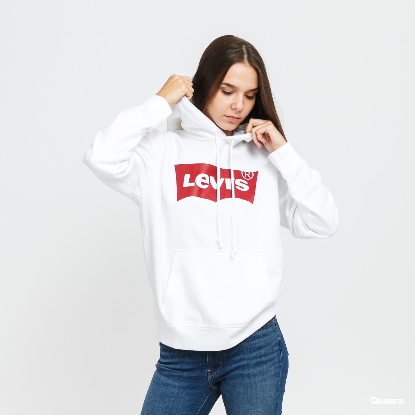 Mikina Levi's Graphic Standard Biela | 18487-0024, 0