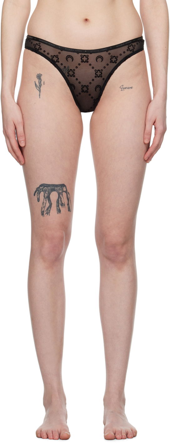 Nohavičky Marine Serre Flocked Briefs Čierna | WUW052, 0