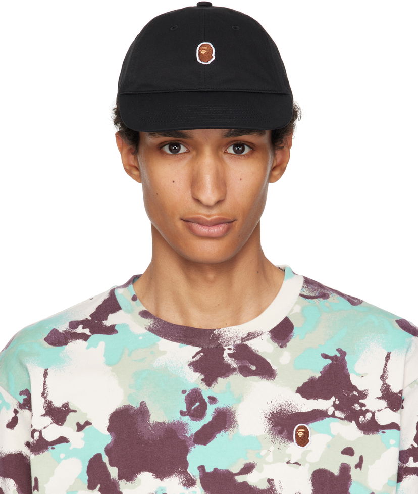 Šiltovka BAPE One Point Twill Cap Čierna | 001CPL301311M