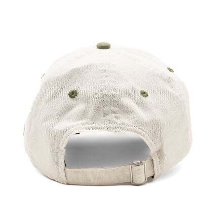 Šiltovka New Era 9TWENTY Linen Script - White / Olive Zelené | 60503545, 1