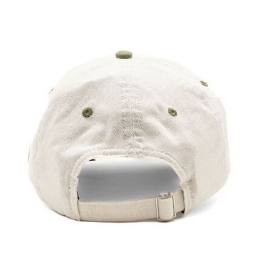 Šiltovka New Era 9TWENTY Linen Script - White / Olive Zelené | 60503545, 1
