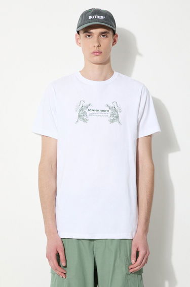 Tričko Maharishi Maharishi Double Tigers Miltype T-Shirt Biela | 1305.WHITE, 0