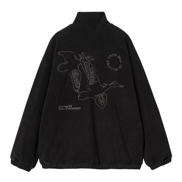 Mikina Carhartt WIP Flying Ducks Full Zip Fleece Liner Jacket Čierna | I033849_9, 5