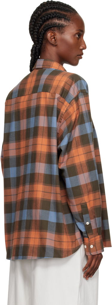 Košeľa Baserange Baserange Claude Plaid Button-Down Shirt Oranžová | TSCL-OC-AU25, 2