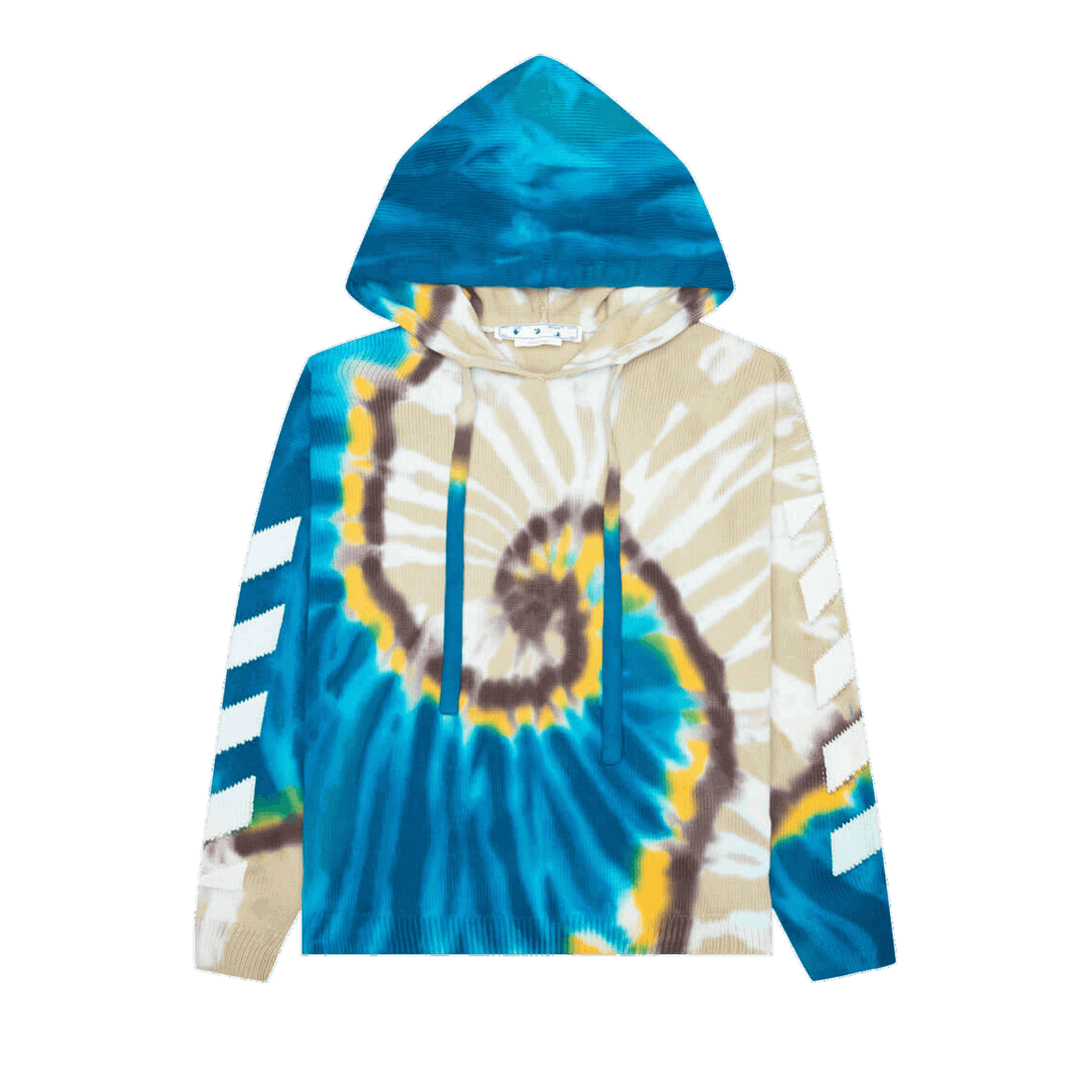 Diag Tie Dye Knit Hoodie