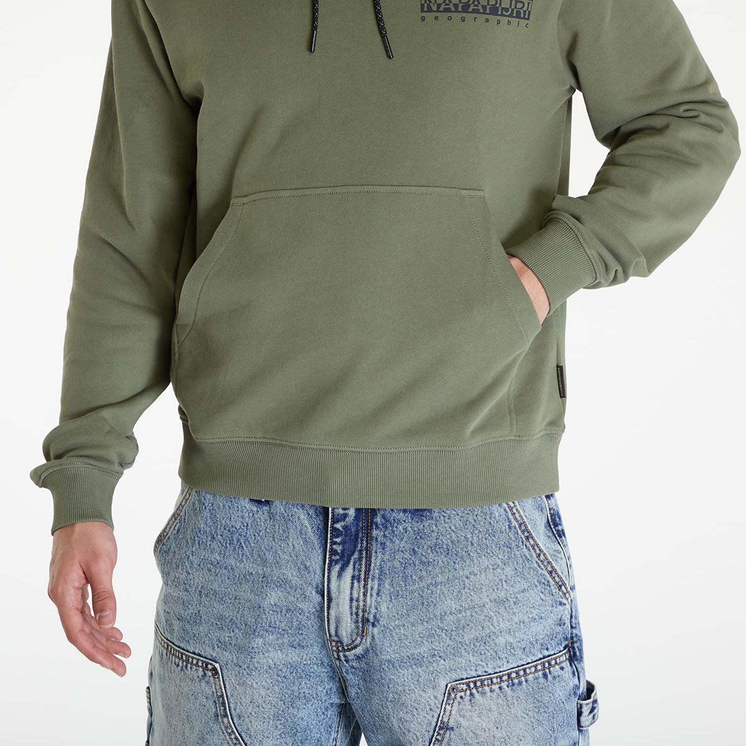 Mikina Napapijri B-Boyd Hoody Green Zelené | NP0A4HP2GAE1, 1