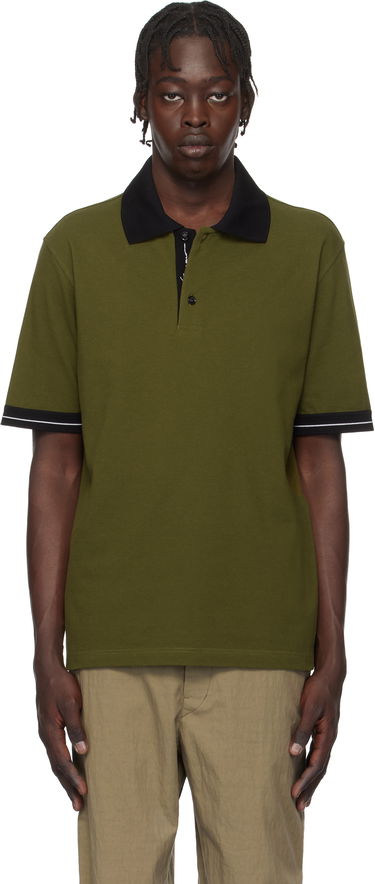 Polo tričko FERRAGAMO Salvatore Ferragamo Color Block Polo Zelené | 781016, 0