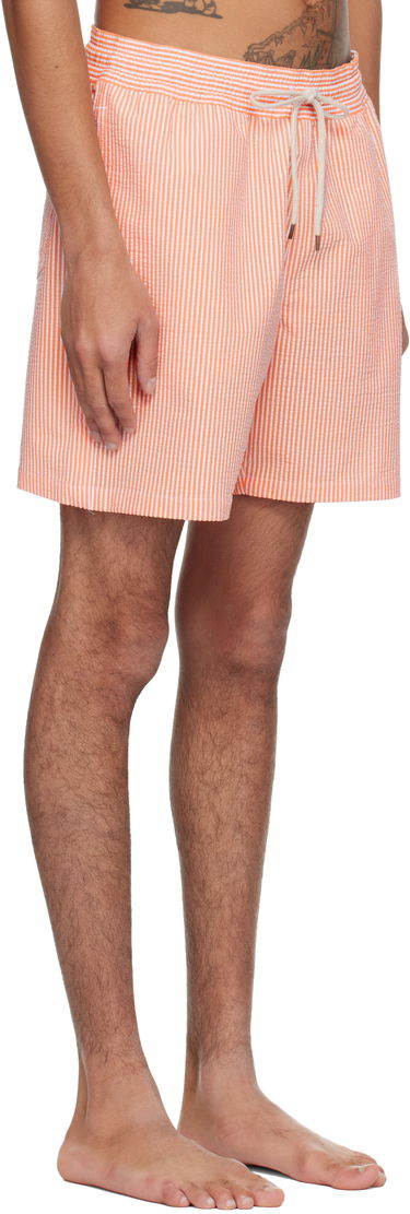Plavky Polo by Ralph Lauren Ralph Lauren Traveler Striped Swim Shorts Oranžová | 710957784006, 1