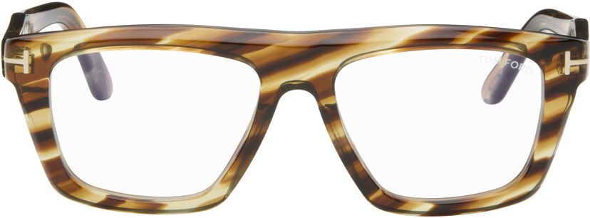 Slnečné okuliare Tom Ford Tom Ford FT6059-B Blue Light Glasses Hnedá | FT6059-B_54055