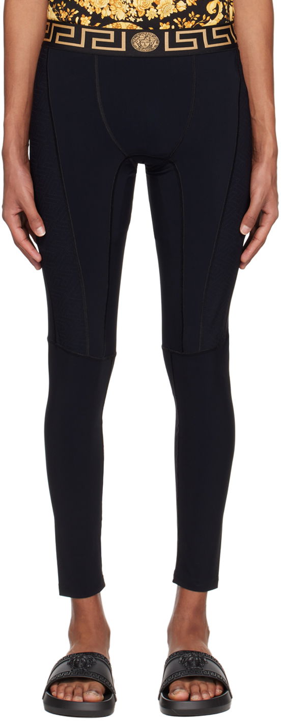 Legíny Versace Paneled Lounge Pants Čierna | 1008167 1A02322, 0
