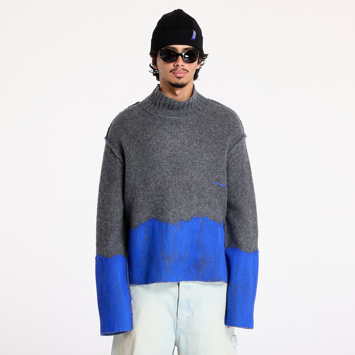 Sveter A-COLD-WALL* Saturate Knit High Neck Grey Slate Šedá | ACWMK171 Grey, 0