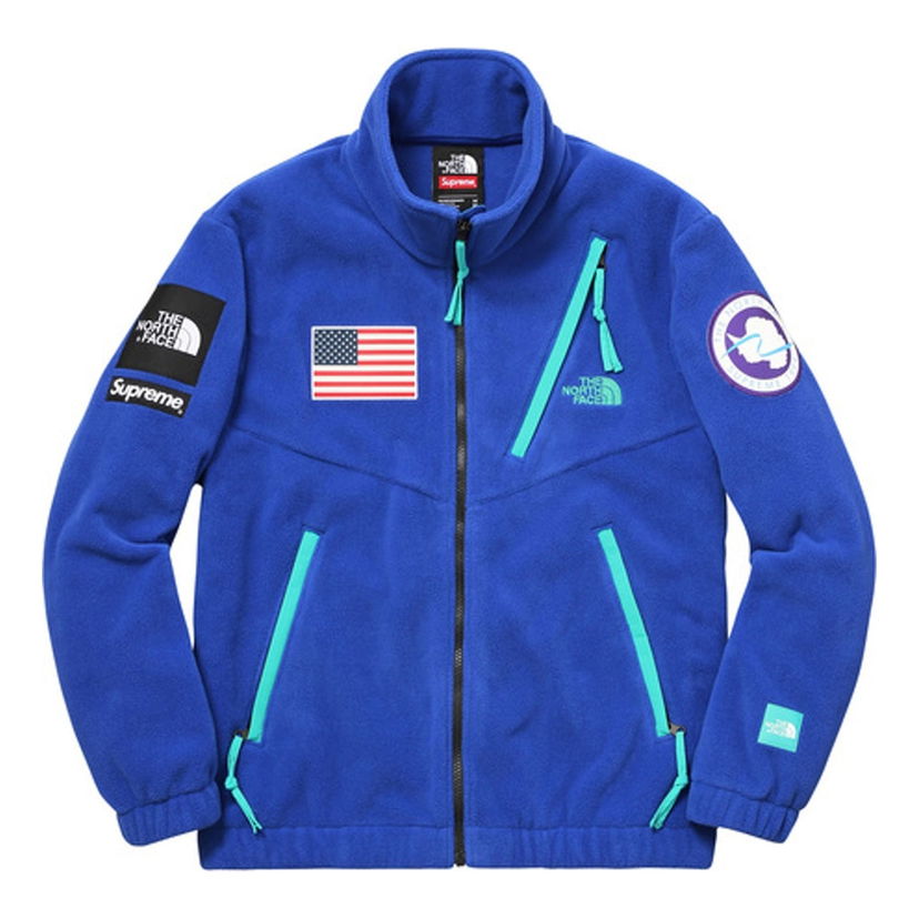 Bunda Supreme The North Face Trans Antarctica Expedition Fleece Jacket Modrá | SUP-SS17-624