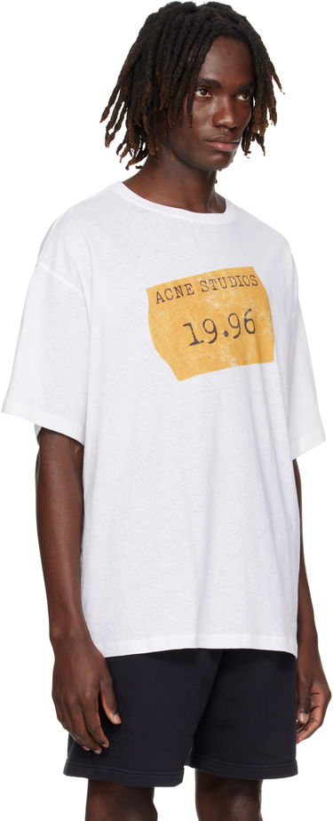 Tričko Acne Studios Acne Studios 1996 Logo T-Shirt Biela | CL0355-, 4