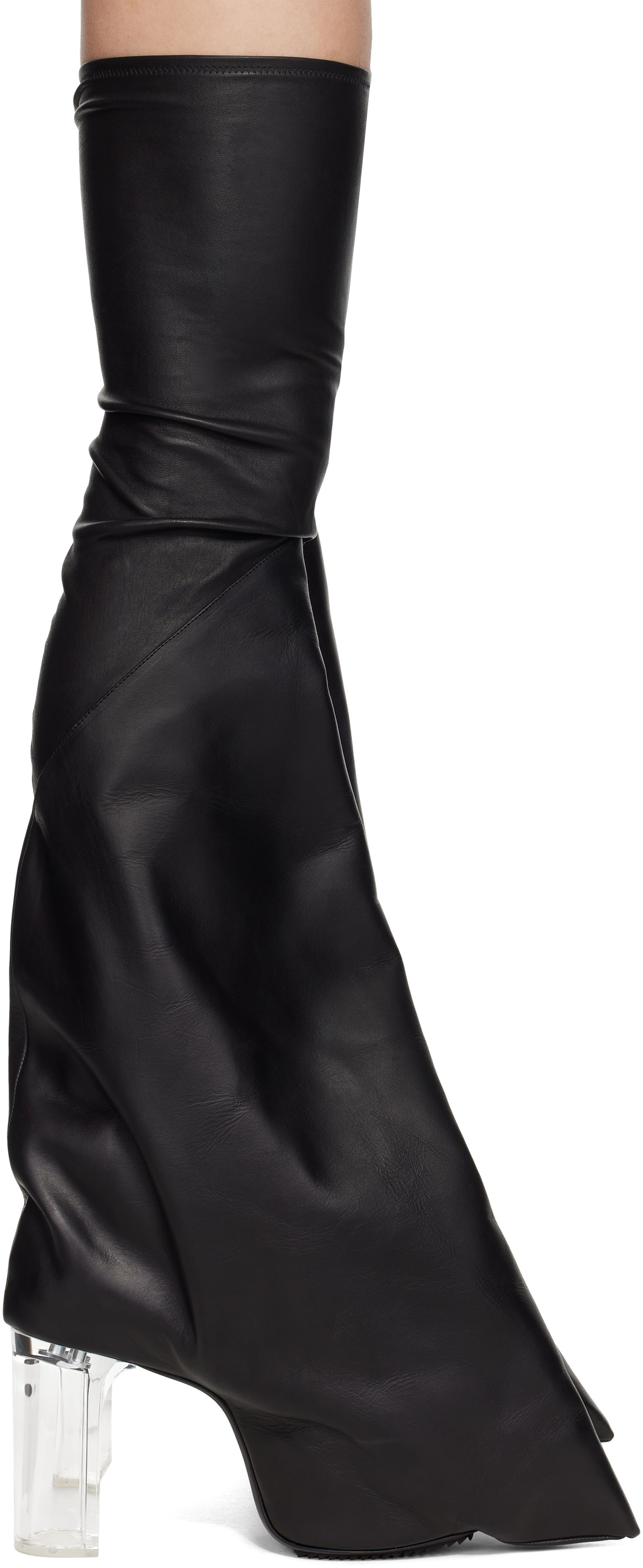 Ponožky Rick Owens Rick Owens Hollywood Taco Kiss Tall Boots Čierna | RR01E5843 LSLCH0, 0