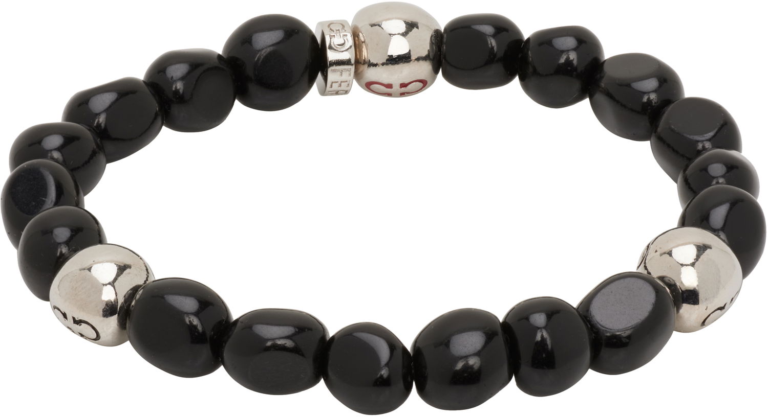 Náramok FERRAGAMO Salvatore Ferragamo Baroque Beads Bracelet Čierna | 785665, 1