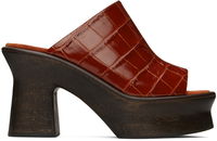 Ferragamo Samanta Platform Heeled Mules