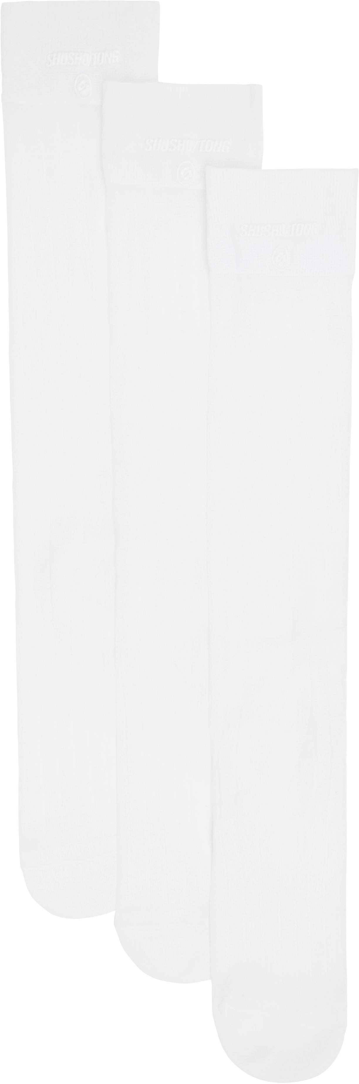 Ponožky SHUSHU/TONG SHUSHU/TONG Three-Pack Knitted Mid-Calf Socks Biela | FSDEAC01 RST100, 0