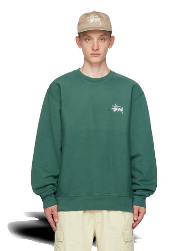 Mikina Stüssy Pigment-Dyed Sweatshirt Zelené | 1914879