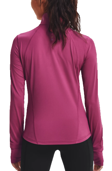 Bunda Under Armour RUSH Full-Zip Performance Jacket with Stand-Up Collar and Thumbhole Cuffs Ružová | 1359081-678, 1