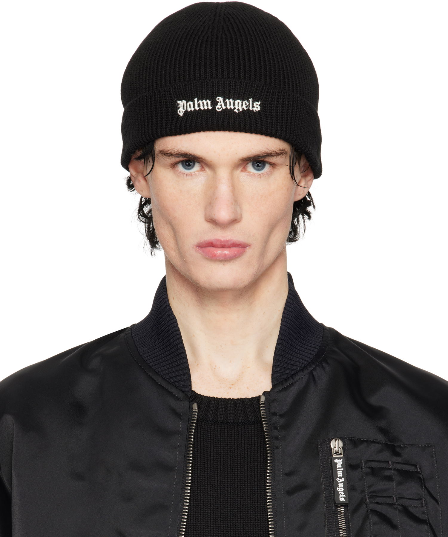Kulicha Palm Angels Classic Logo Beanie Čierna | PMLC032C99FAB0011003, 0