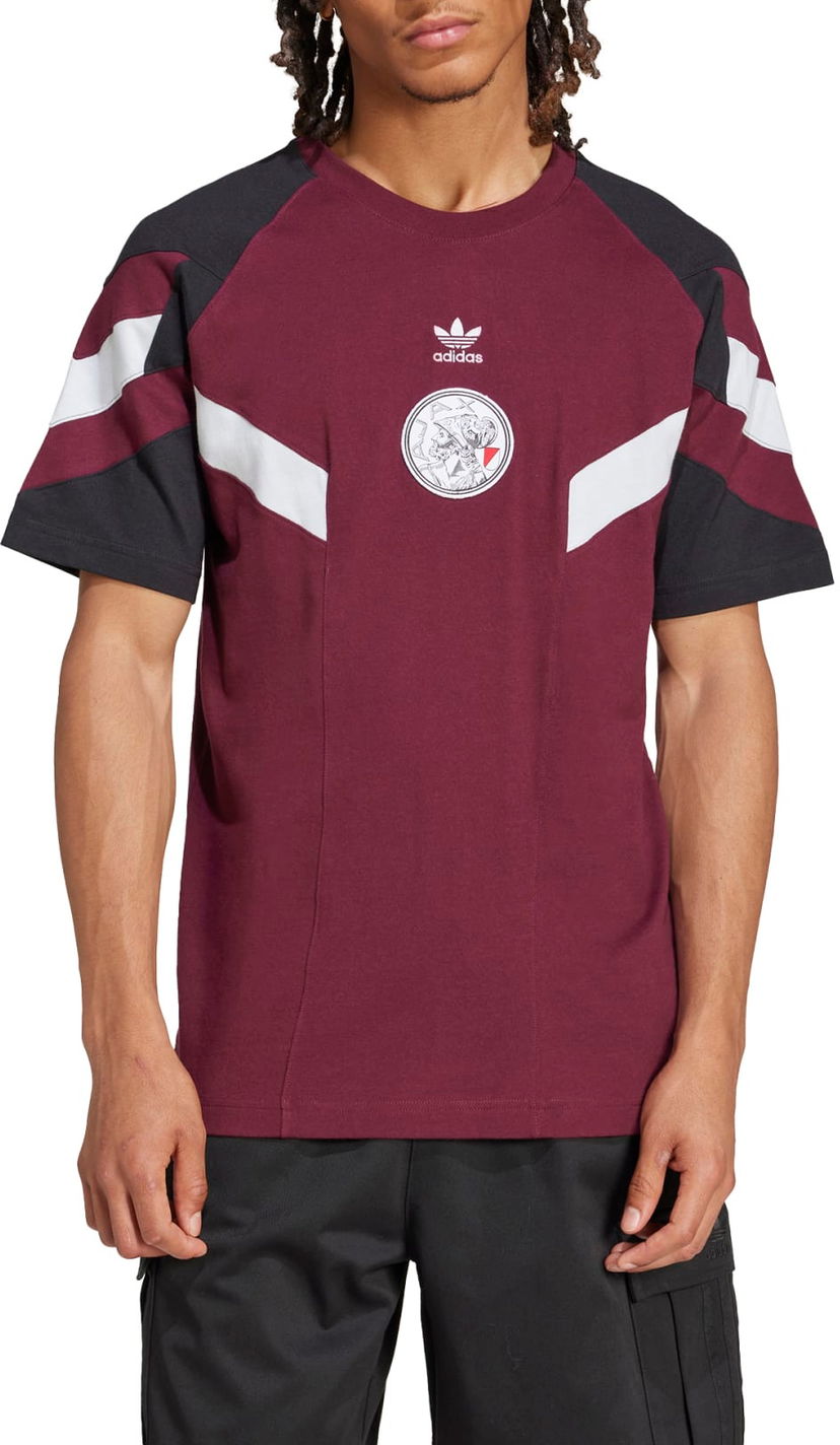 Tričko adidas Originals AJAX OG TEE Vínová | is6516