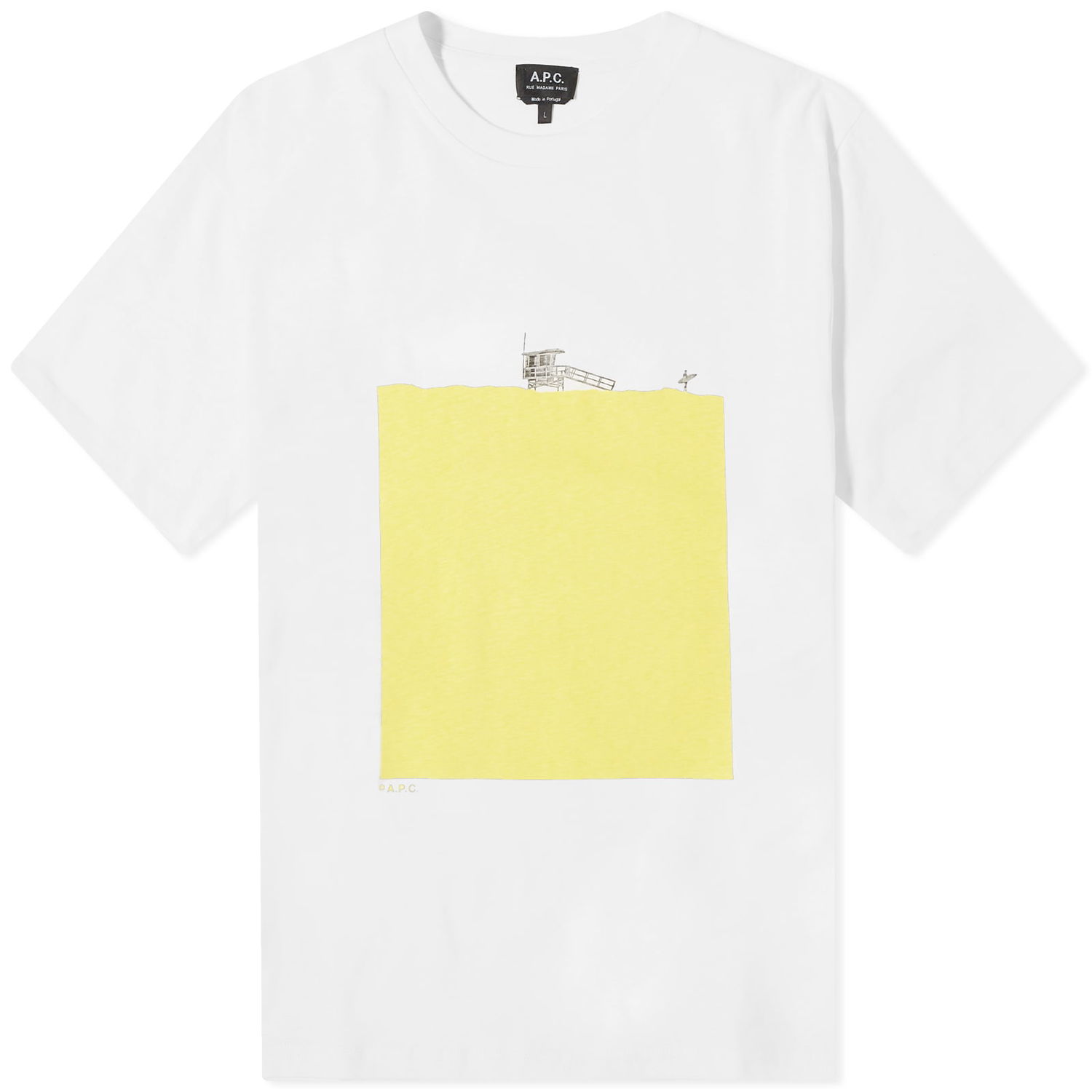 Tričko A.P.C. Crush T-Shirt Žltá | COGCK-H26363-DAA, 0