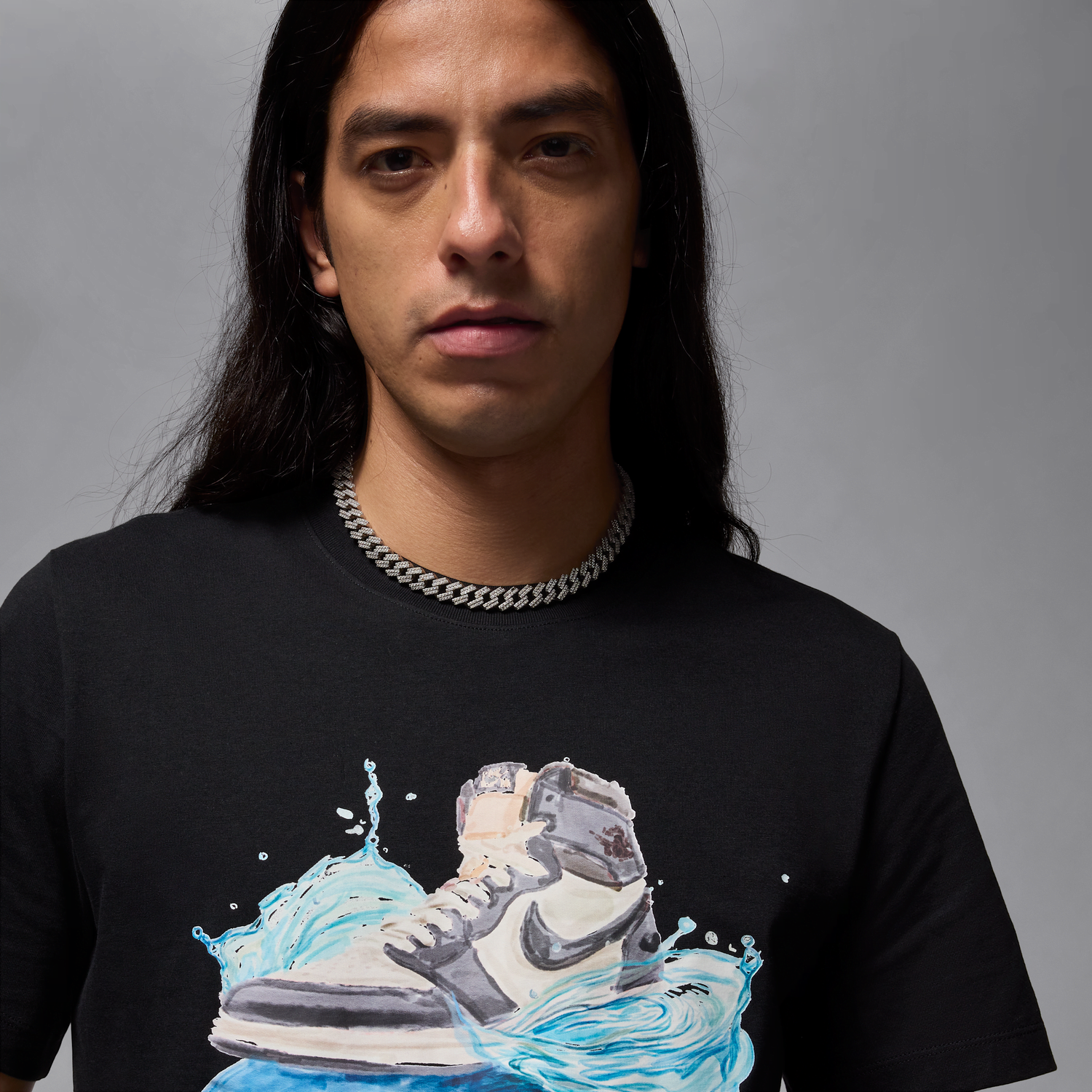 Tričko Jordan Jordan Flight Essentials AJ1 Short Sleeve T-Shirt Čierna | IB3355-010, 1