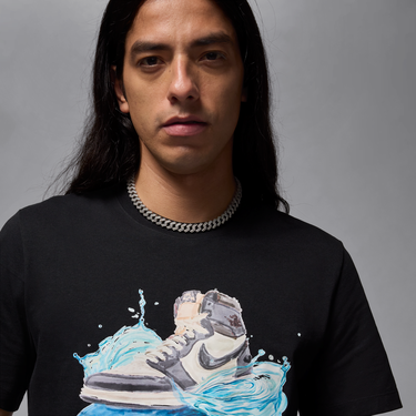 Tričko Jordan Jordan Flight Essentials AJ1 Short Sleeve T-Shirt Čierna | IB3355-010, 1
