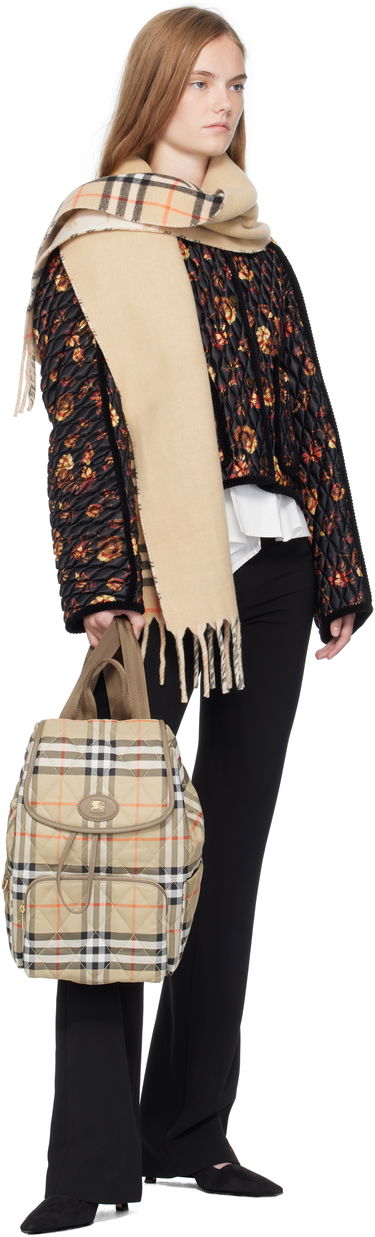 Šál Burberry Burberry Reversible Knight Stamp Scarf Béžová | 8109751, 2