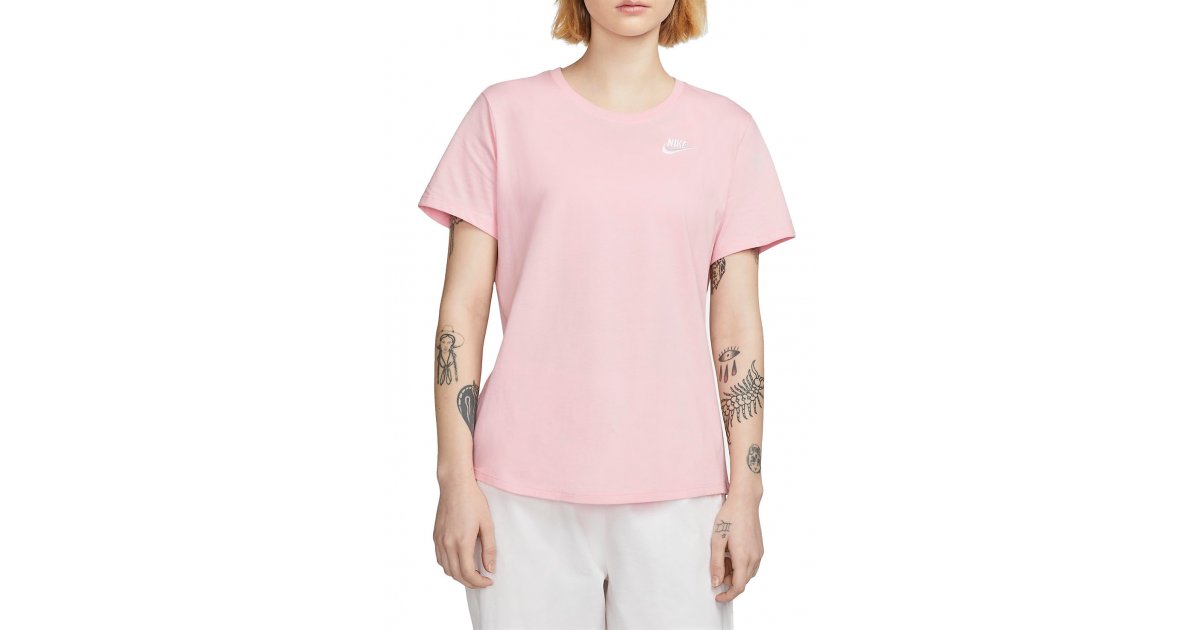 Tričko Nike Sportswear Club Essentials Tee Ružová | dx7902-690, 1