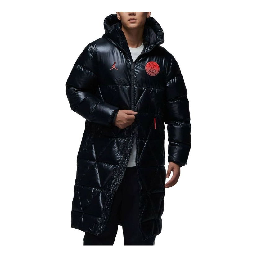 Prešívaná bunda Jordan Jordan Paris Saint-Germain Loose Parka Čierna | FV7743-045