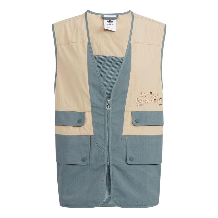 Vesta adidas Originals CHARR Utility Vest Zelené | IA8477