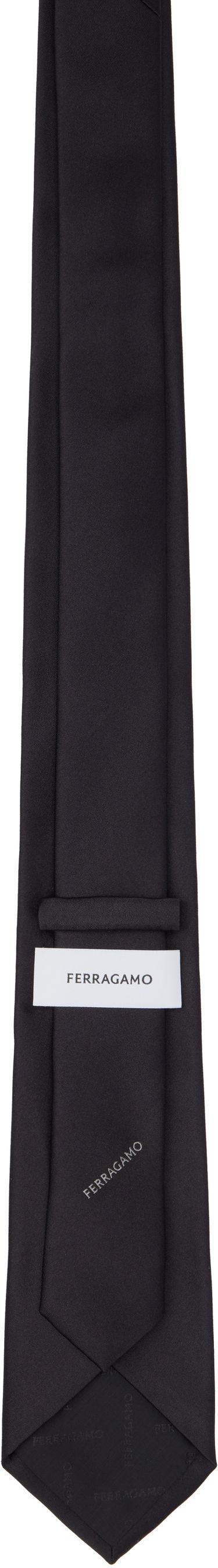 Opasok FERRAGAMO Ferragamo Silk Tie Čierna | 763128, 2