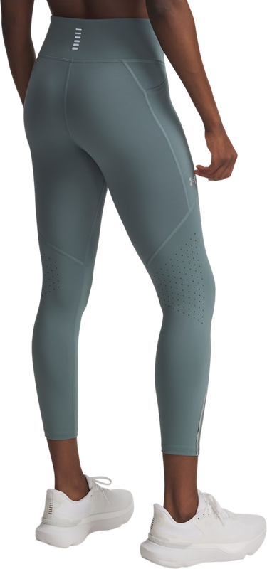 Legíny Under Armour Launch Ankle Tights with Perforated Panels and Reflective Detail Tyrkysová | 1369771-587, 1