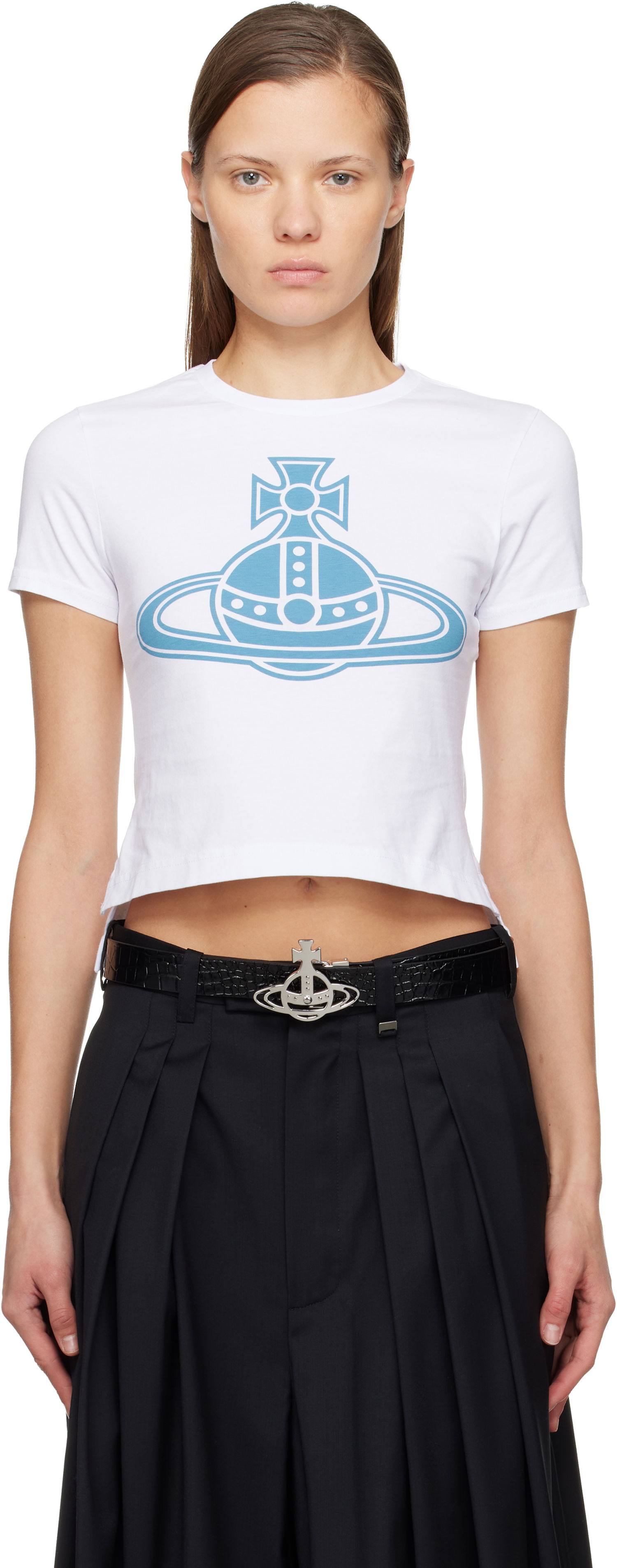 Tričko Vivienne Westwood Paris Orb Mini Peru T-shirt Biela | 1G010015-J001M-, 0