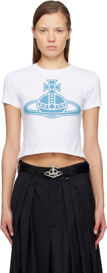 Tričko Vivienne Westwood Paris Orb Mini Peru T-shirt Biela | 1G010015-J001M-, 0