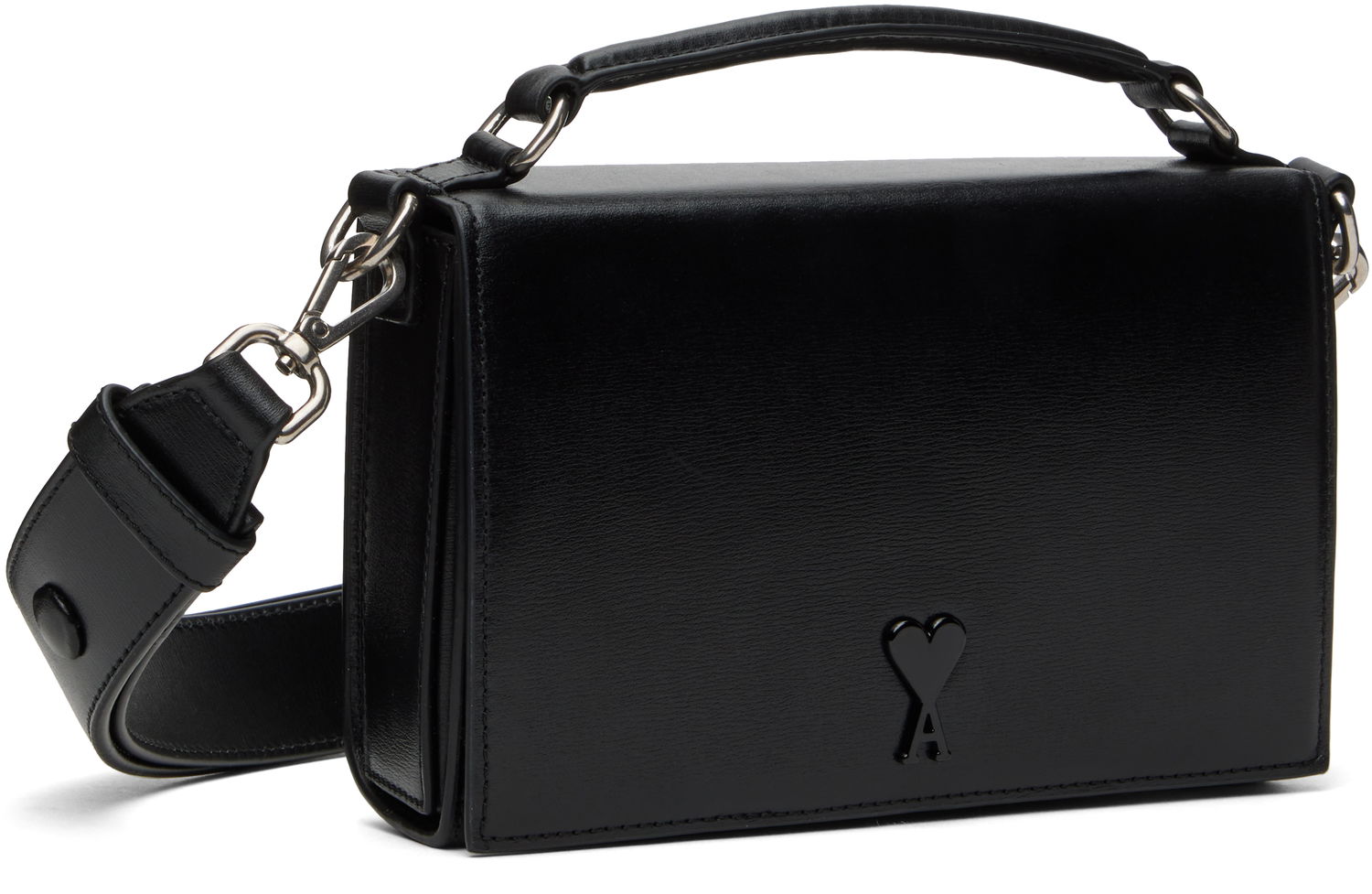 Kabelka AMI AMI Paris Ami de Coeur Lunch Box Bag Čierna | ULL104.830, 1