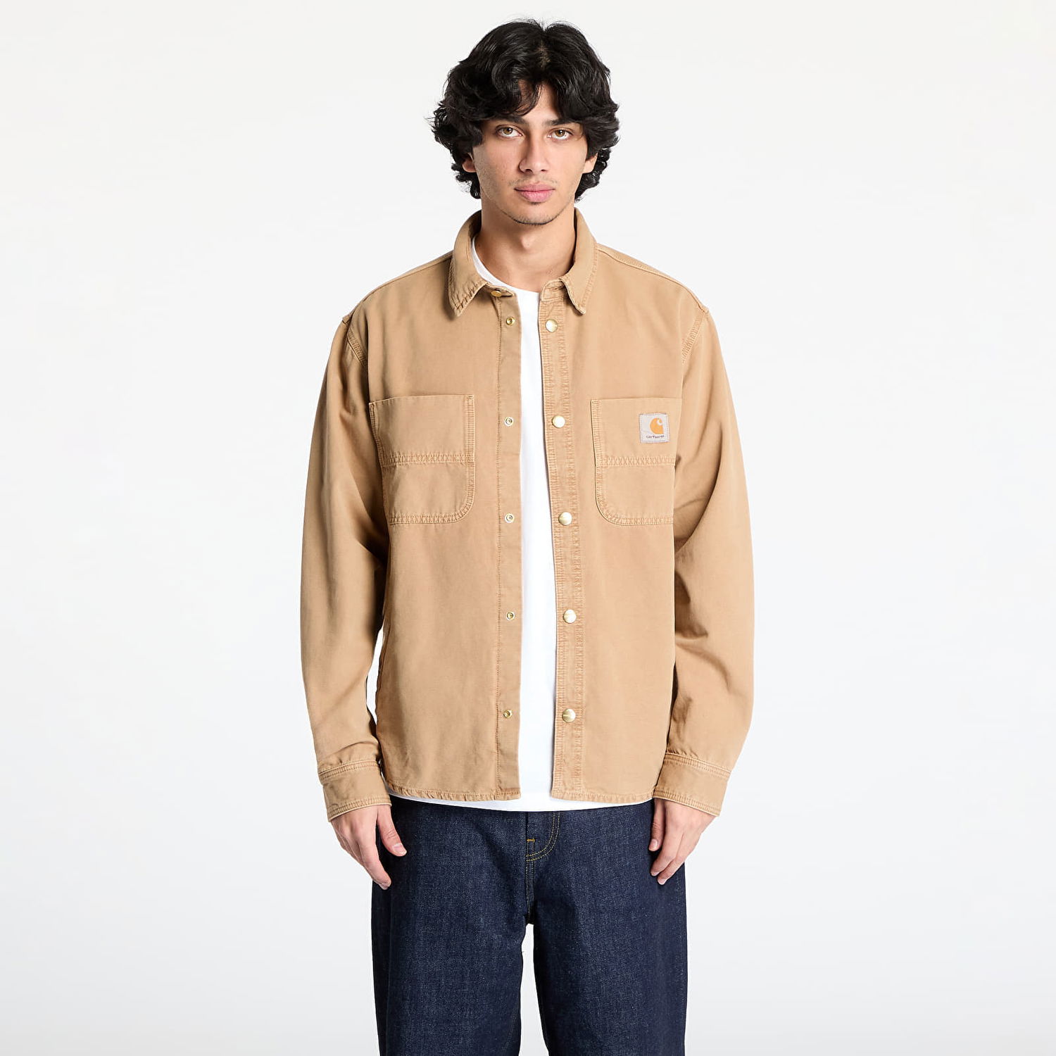 Bunda Carhartt WIP Conro Workwear Long Sleeve Shirt Jacket Béžová | I033767.2FS4J, 0