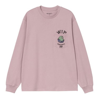 Tričko Carhartt WIP Long Sleeve Pocket Jubilee T-Shirt Ružová | I035254_8, 0