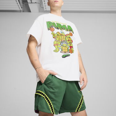 Tričko Puma PUMA x TMNT Reversible Basketball Shorts Biela | 630931_01, 4