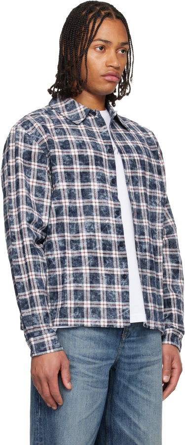 Košeľa Dime Plaid Flannel Shirt Rôznofarebný | DIMEHO2511NVY, 1