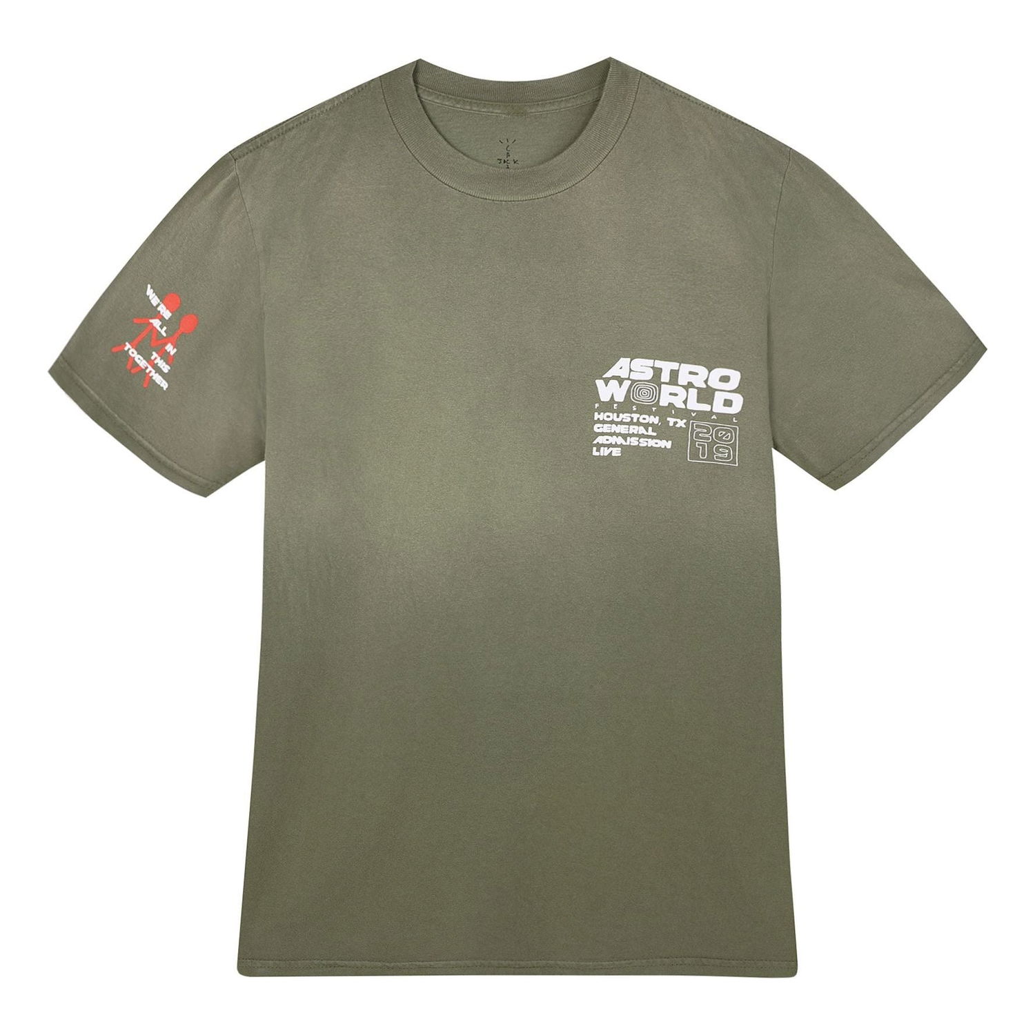 Tričko Cactus Jack by Travis Scott Travis Scott Cactus Jack Astro World T-Shirt Zelené | TC-98, 0