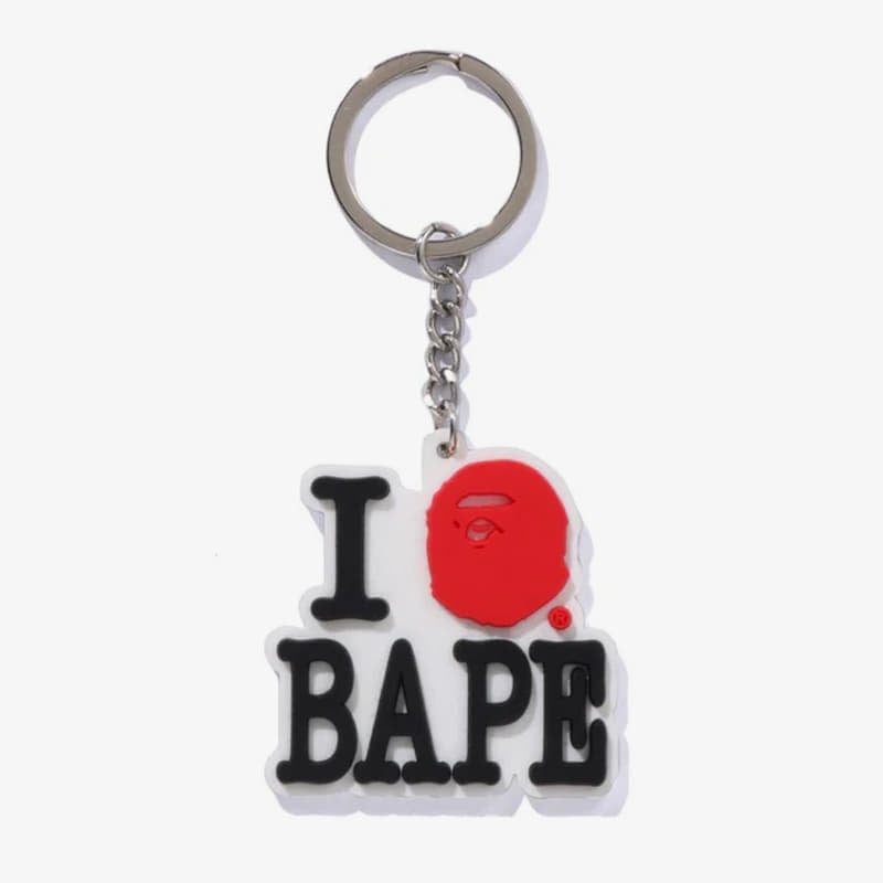 Kľúčenka BAPE A BATHING APE I Love Bape Keychain Rôznofarebný | 001GDL202002LWHT, 0
